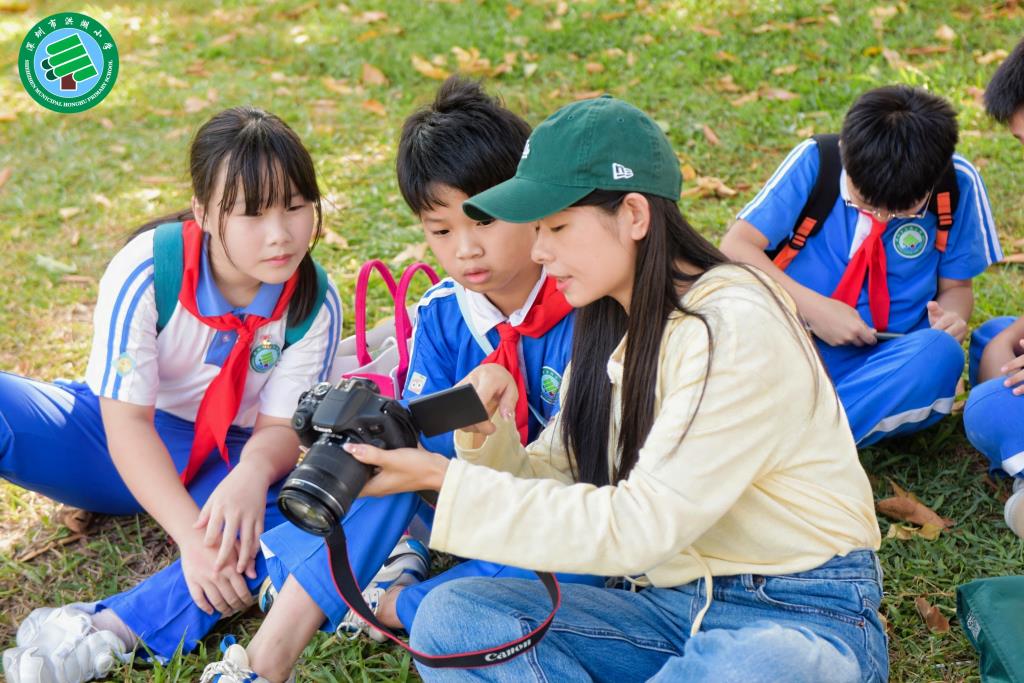 洪湖小学五年级学子探秘公园之美，“读行”课堂绽放创意光彩