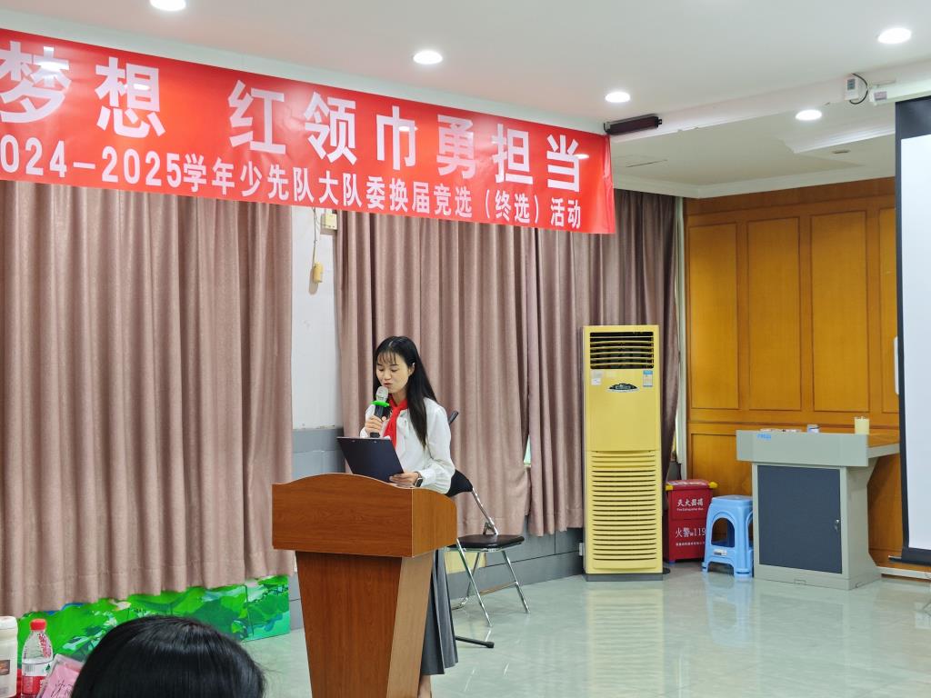 深圳市洪湖小学2024-2025学年少先队大队委换届竞选活动