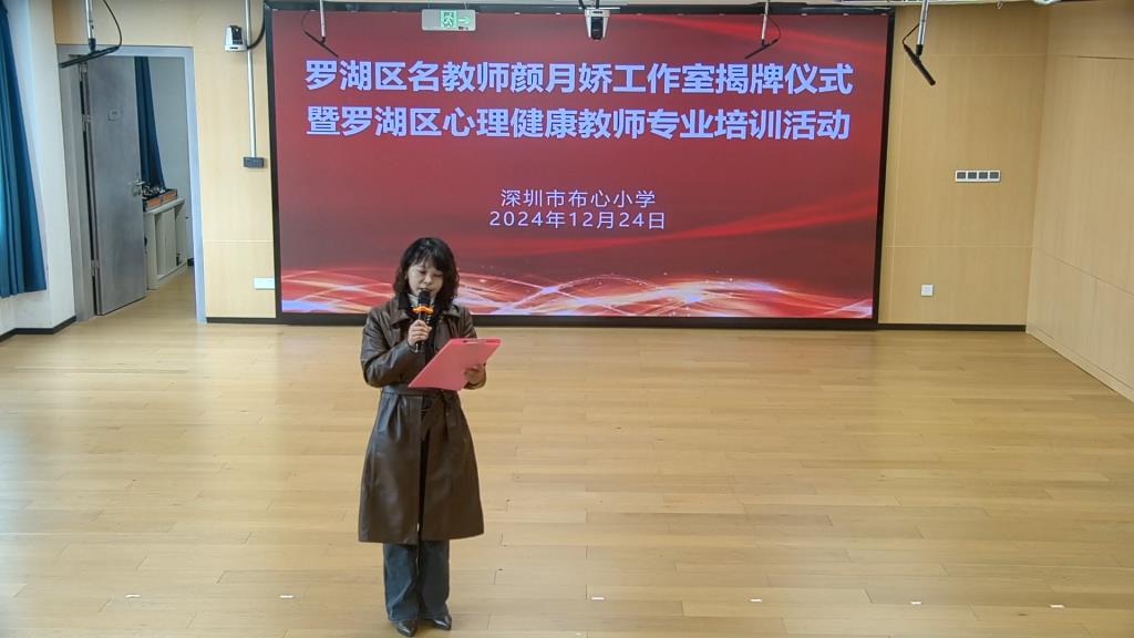 布心小学刘莹主任讲话