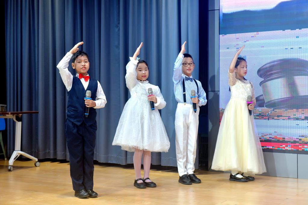 深圳市翠北实验小学升旗仪式