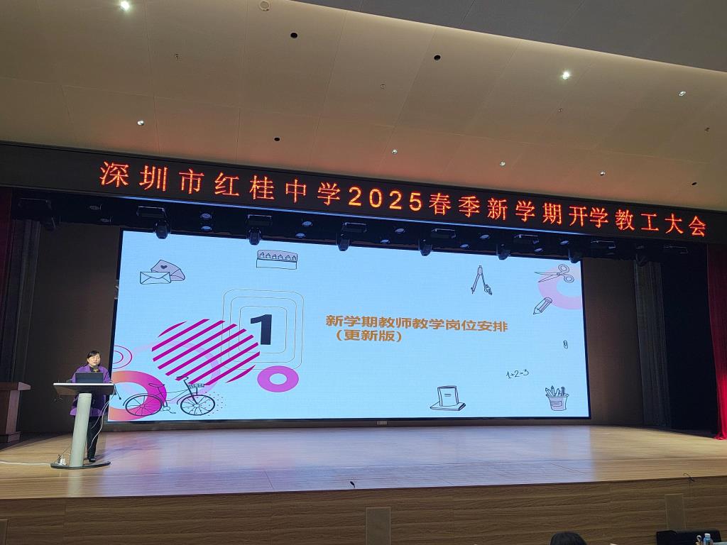 福蛇迎春启新程，万象更新谱华章——深圳市红桂中学师生共迎新学