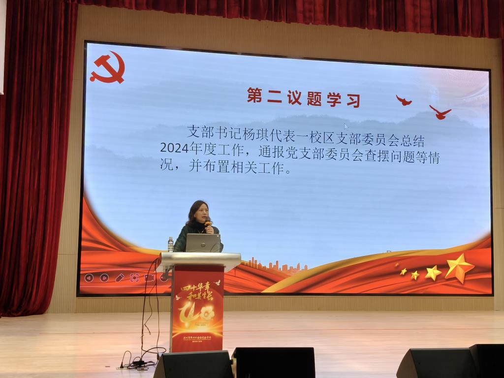 翠竹外国语实验学校两校区党支部民主评议党员大会顺利召开
