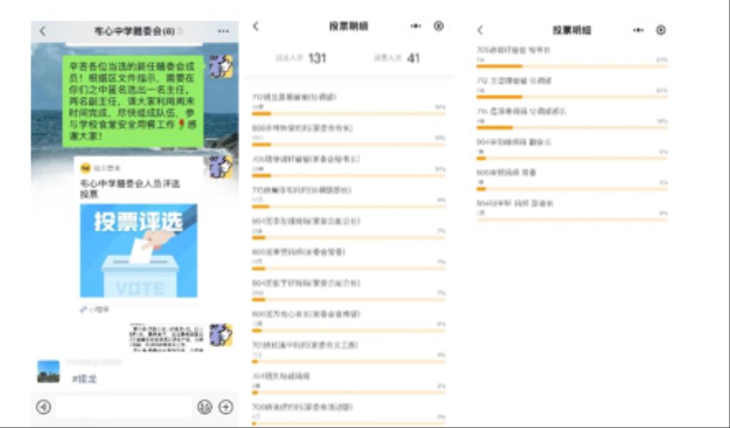 布心中学成立校园膳食监督家长委员会