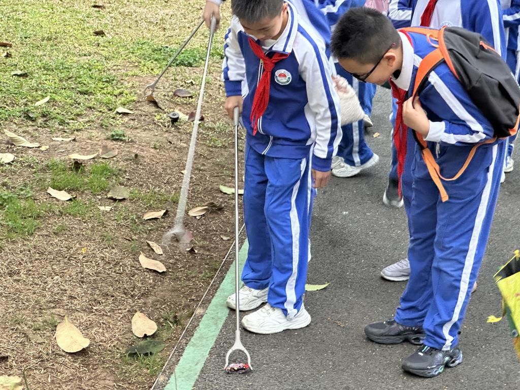 深圳市水库小学开展“每周半天计划”校外实践足迹课程