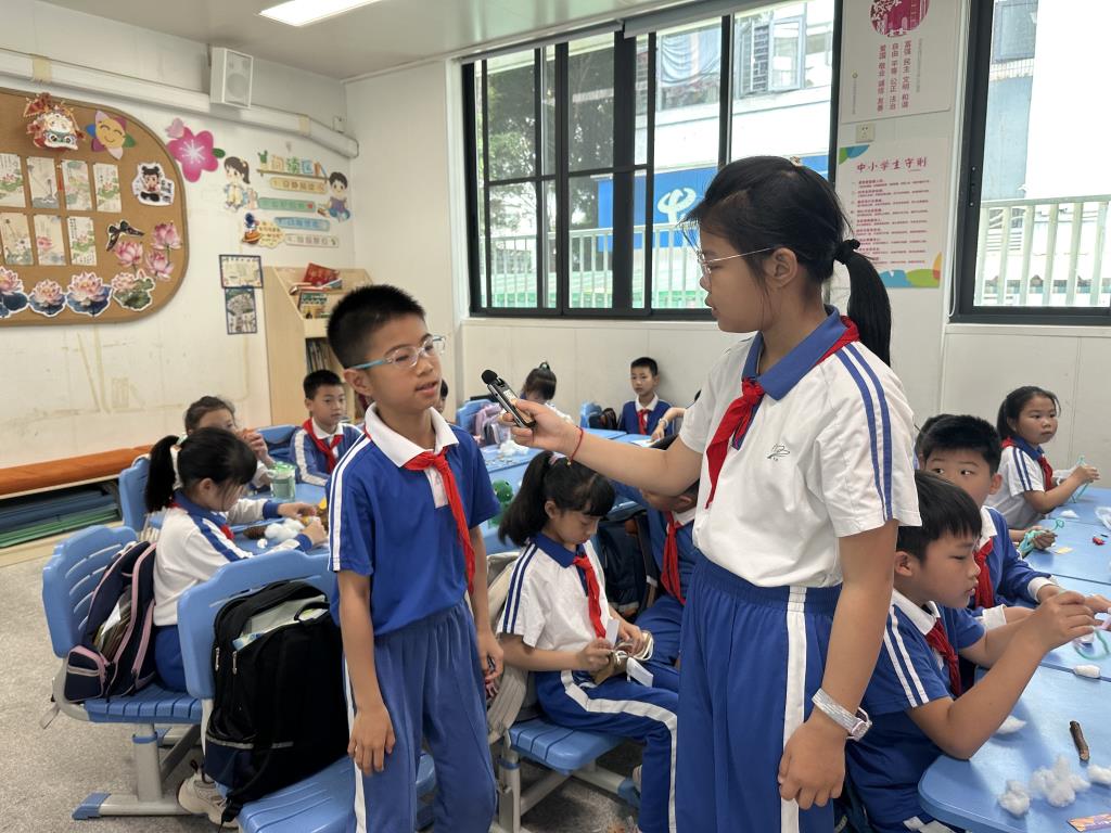 翠北实验小学开展"人类的影响"环保主题实践活动