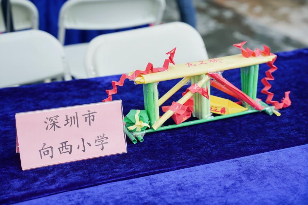 深圳市向西小学在深港中小学生创意纸桥大赛斩获佳绩
