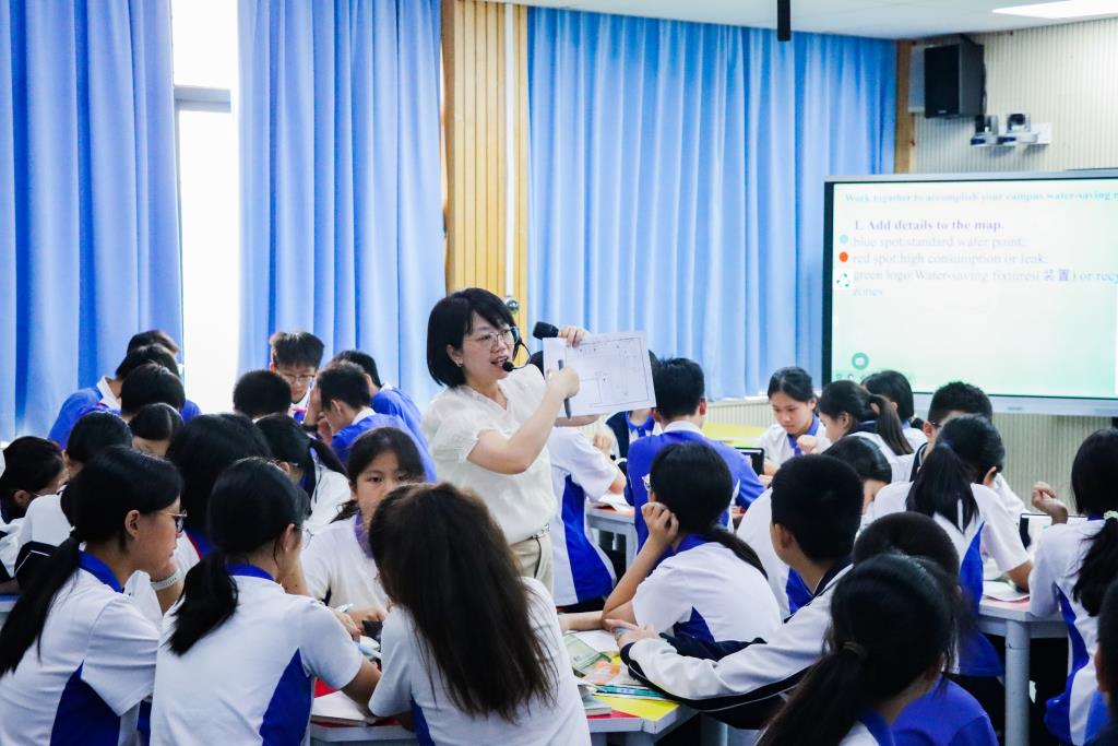 节水地图“绘”出项目式学习英语新课堂