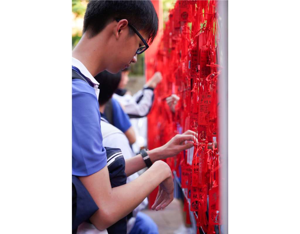 “金榜题名”——虔诚的心愿