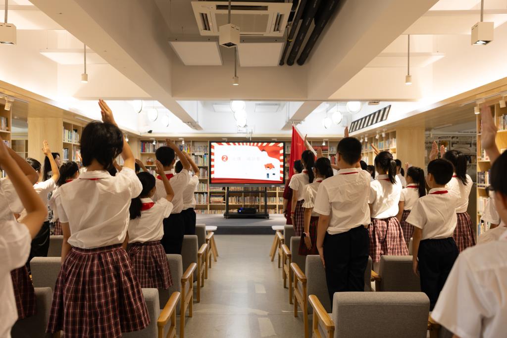 深圳市翠北实验小学大队委竞选活动