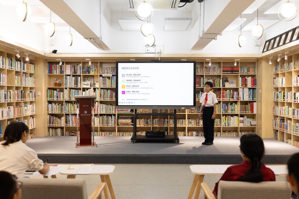 深圳市翠北实验小学大队委竞选活动