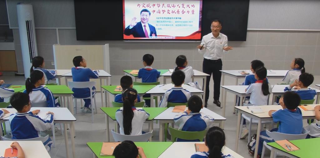 深圳市莲南教育集团安芳小学开展校长思政课