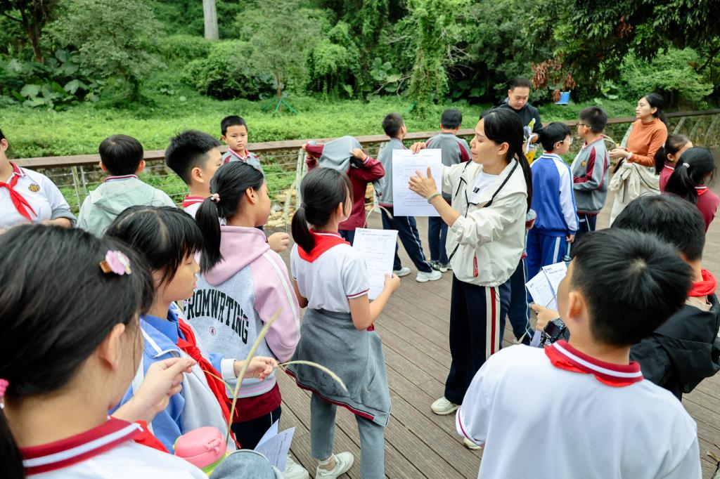 华美外国语学校“每周半天计划”——“数”测森林碳汇