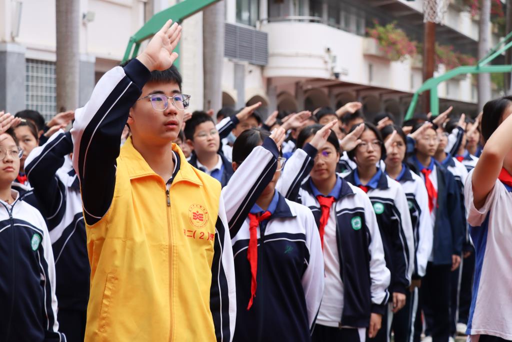 翠园文锦中学召开第二十四届体育文化节暨第41届田径运动会动员