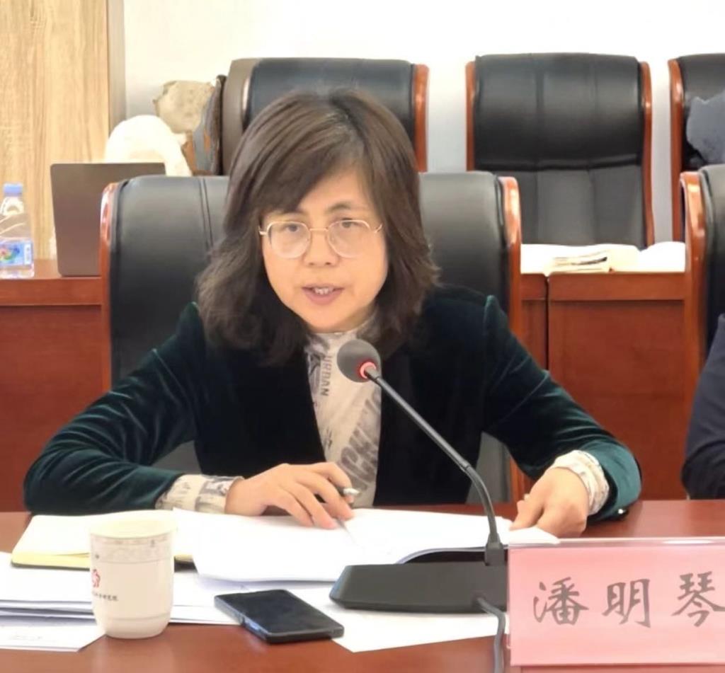 潘明琴同志讲话