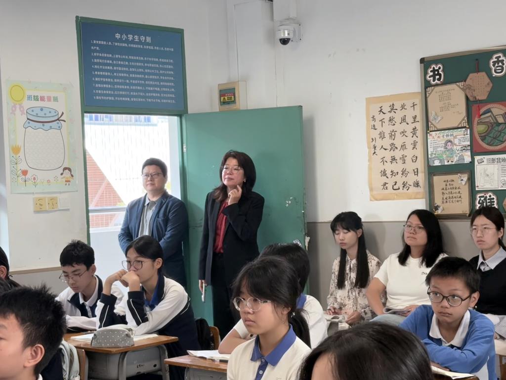 翠园文锦中学迎接罗湖区教科院新教师过关考核暨教育教学视导活动