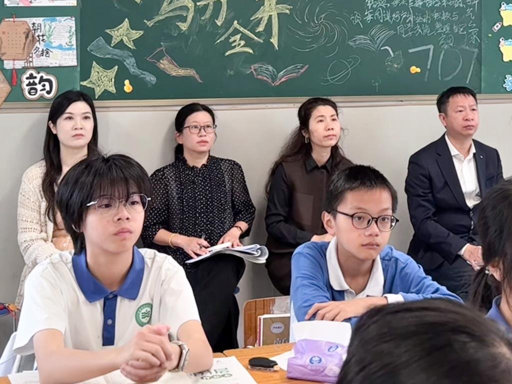 翠园文锦中学迎接罗湖区教科院新教师过关考核暨教育教学视导活动