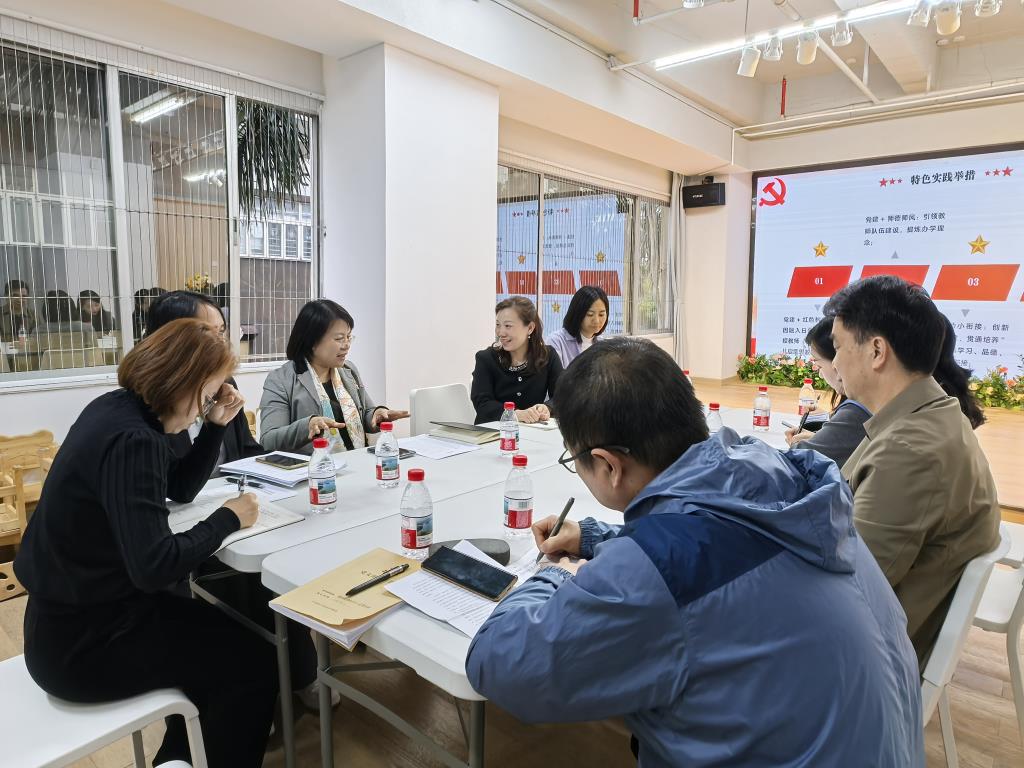 迎罗湖区教育系统新兴领域党组织调研6