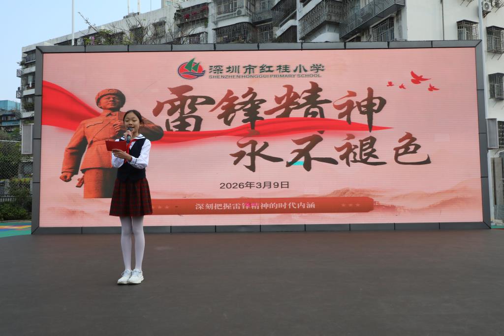 学雷锋主题升旗仪式