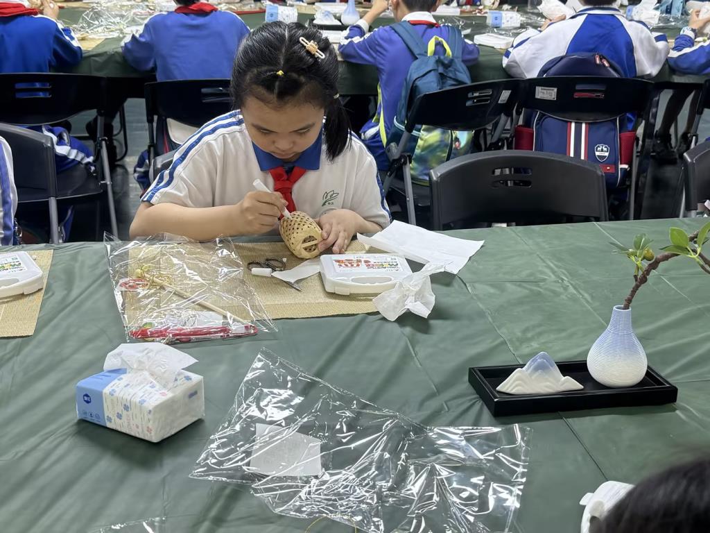 深圳市水库小学学生走进福田非遗馆开展实践研学