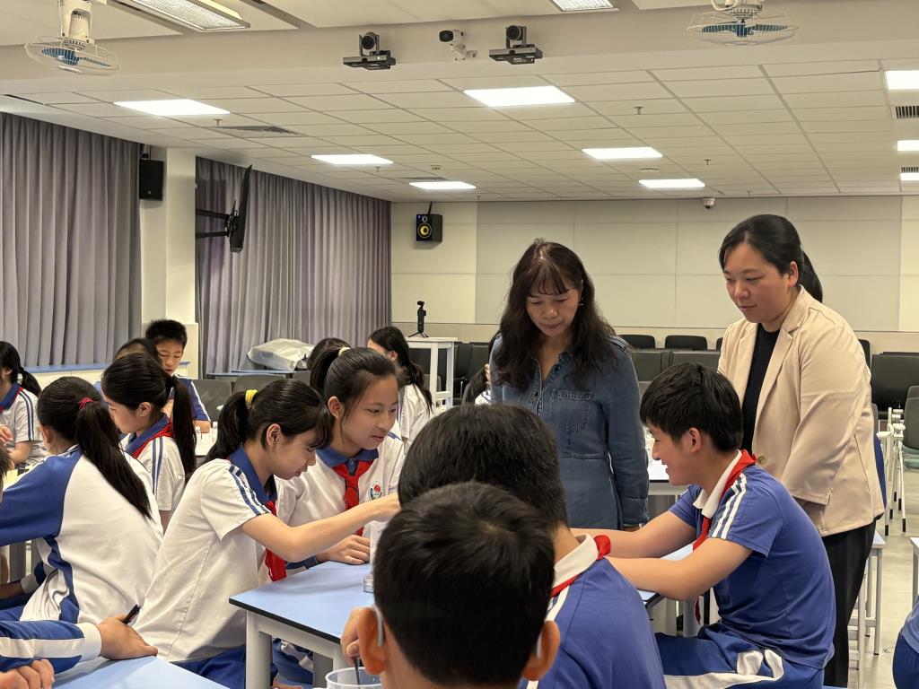 深圳市水库小学劳动科组开展教研活动