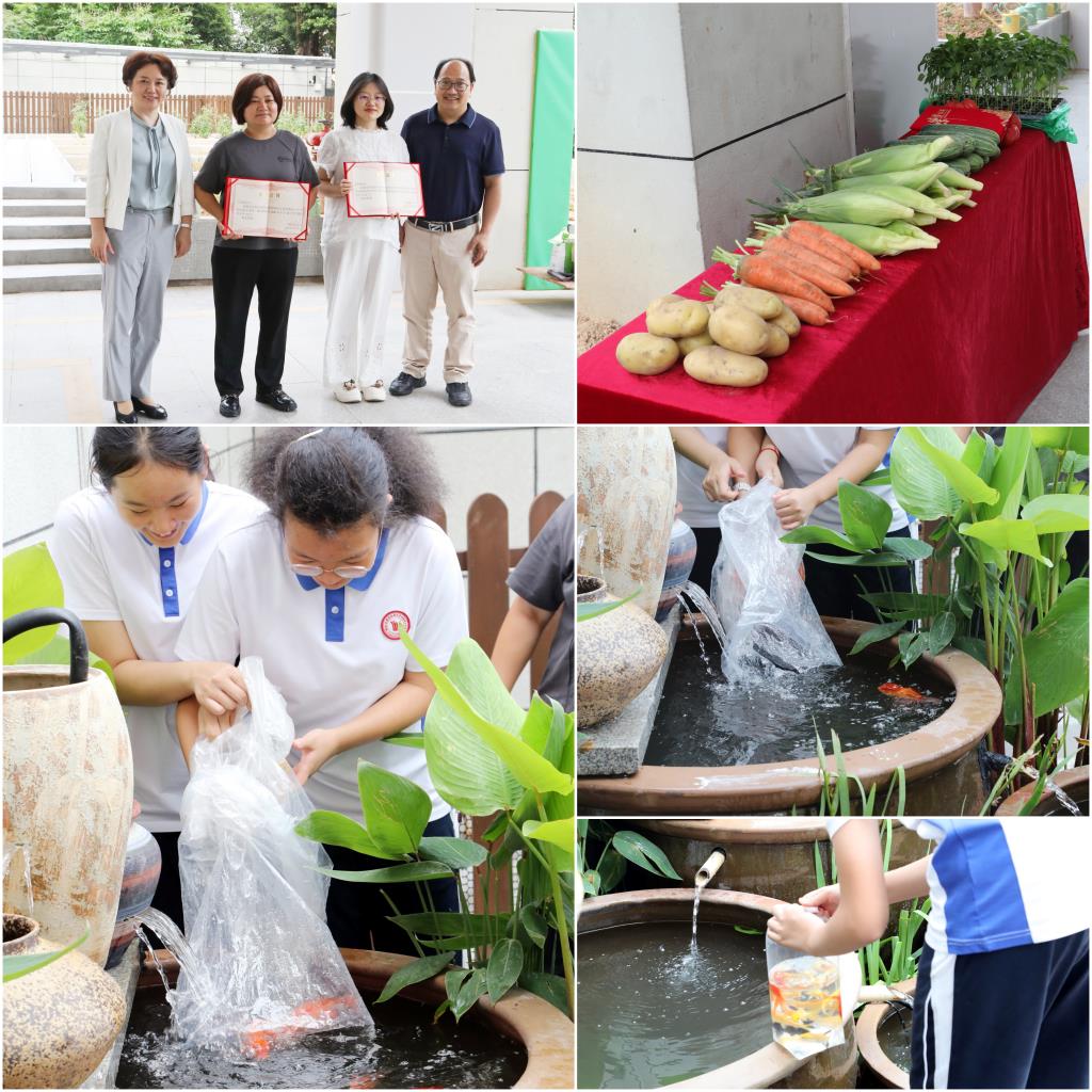 深北莫附属布心中学“励才劳动实践基地”开耕活动