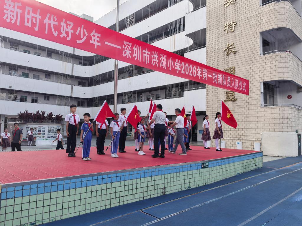 高举队旗跟党走，做新时代好少年