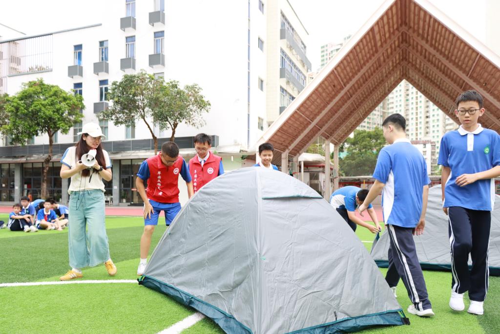 翠园文锦中学举办第三十五届校园文化艺术节之“帐筑”创艺活动