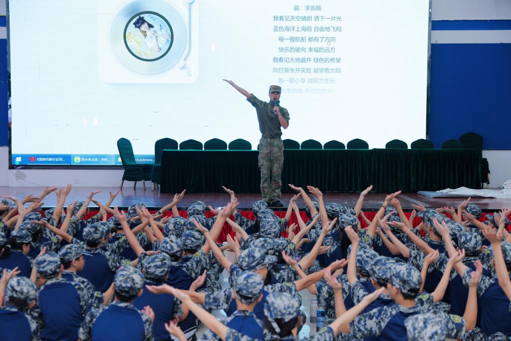 练习手语操