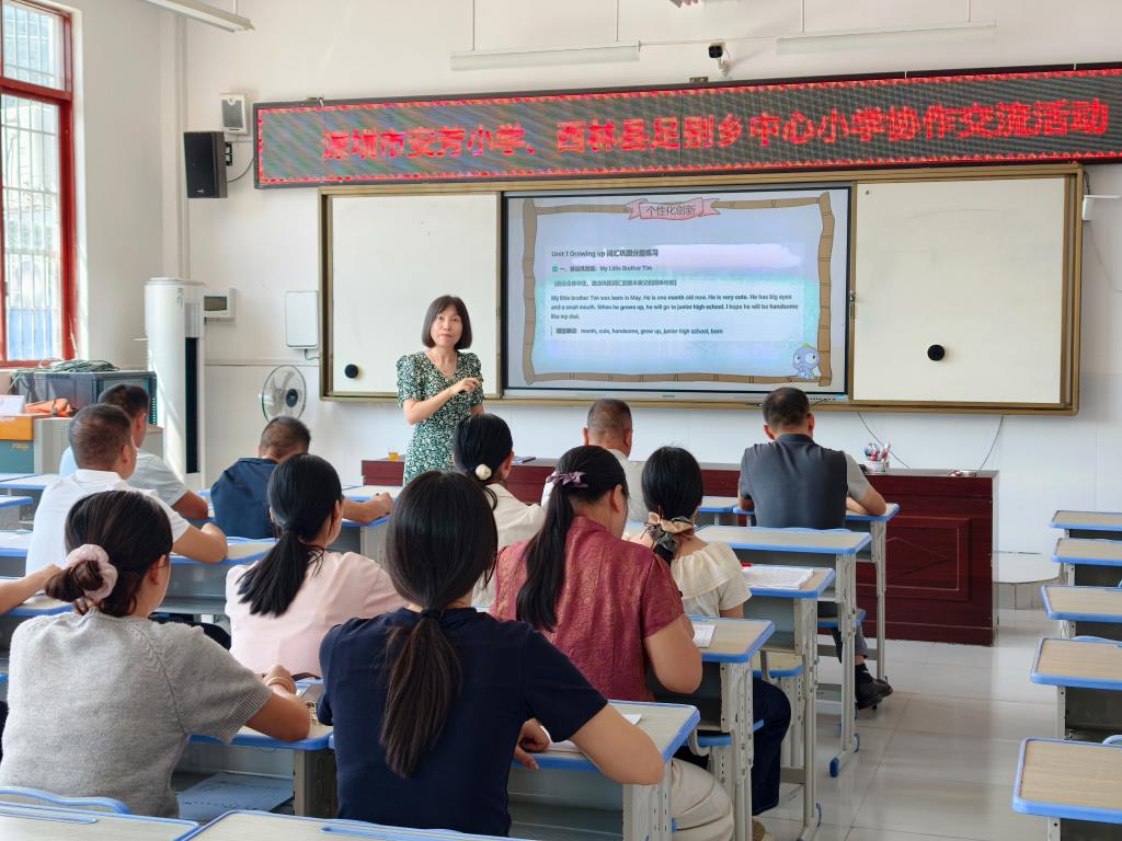 赴广西西林县足别瑶族苗族乡中心小学开展教育帮扶交流活动