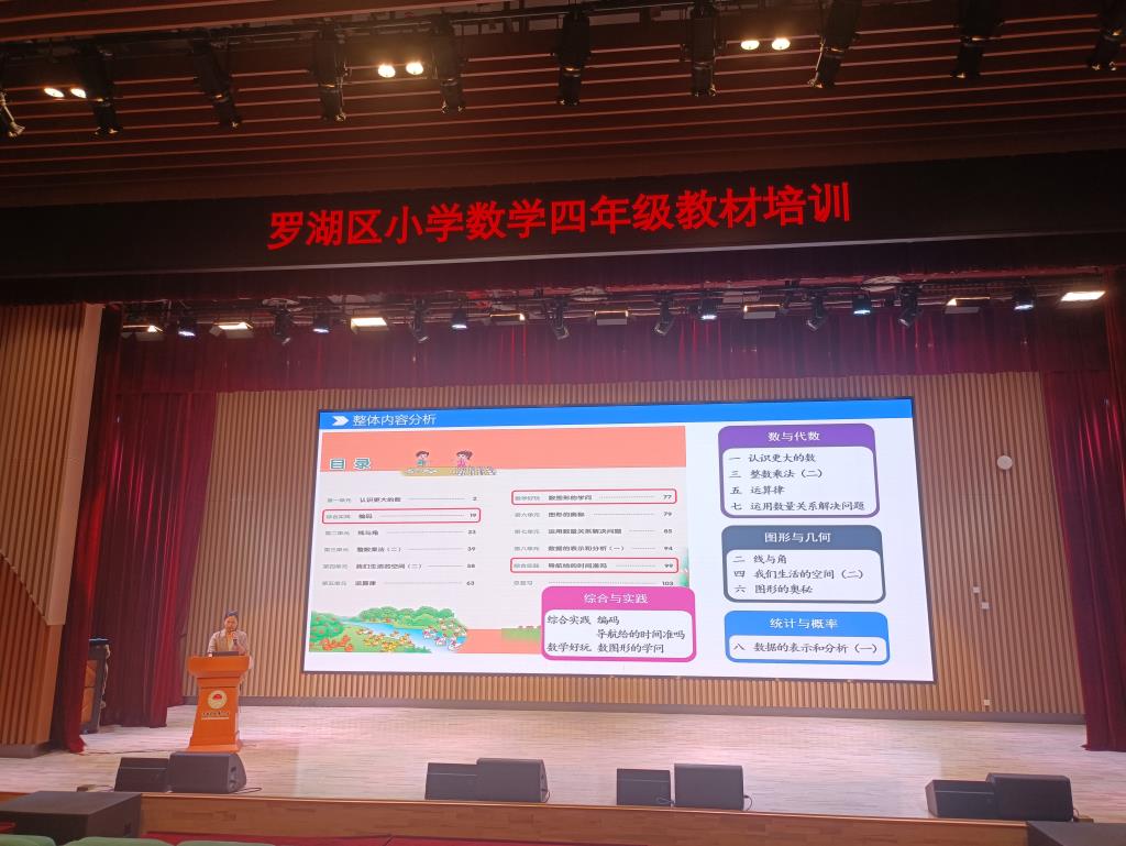 罗湖区小学数学四年级新教材培训活动在深圳市水库小学圆满举行