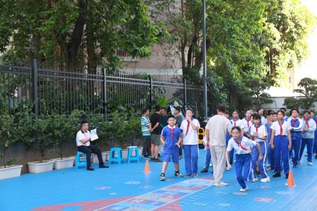 罗湖区第三责任区督学到布心小学开展校园环境建设专项督导工作
