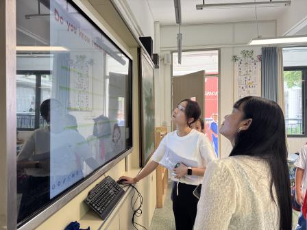 罗湖区第八责任区督学到深圳市仙桐实验小学开展全区中小学校园环境建设专项督导