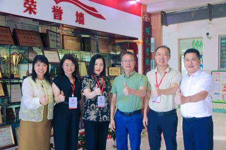 罗湖区第三责任区督学到人民小学开展全区中小学校园环境建设专项督导