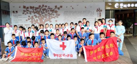 罗湖小学开展罗湖中医院校外研学系列活动