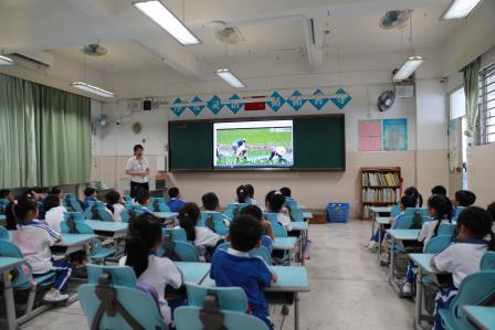 深圳市人民小学开展校园“食育”主题班队会
