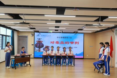 毒品猛如虎 生命贵如花——布心小学开展禁毒主题升旗活动