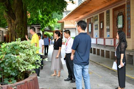 深圳市景贝小学迎接罗湖区第四责任区校园环境建设专项督导检查