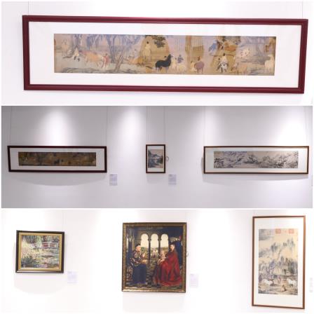 校园里的美术馆，开展啦！——深圳北理莫斯科大学附属布心中学举办“问道以美· 古今中西”主题展览