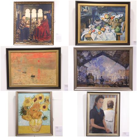 校园里的美术馆，开展啦！——深圳北理莫斯科大学附属布心中学举办“问道以美· 古今中西”主题展览