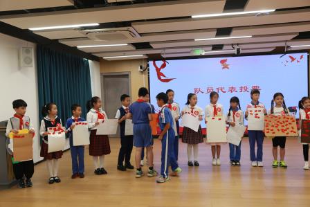 红领巾爱祖国 争做新时代好队员——布心小学新一届大队委竞选活动圆满落幕