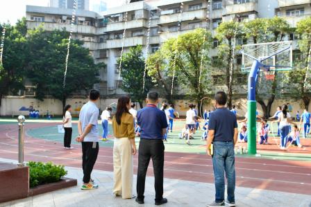 罗湖区教育督导室第四责任区督学到深圳市景贝小学督导义务教育优质均衡发展区创建工作