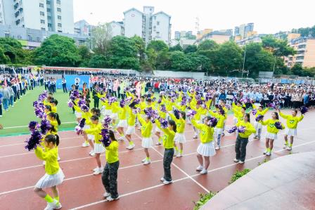 三十华章传薪火 尚美青春正当燃 —— 罗湖外语实验学校2024年校园体育文化节暨28届田径运动会开幕式