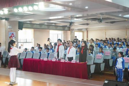 红领巾爱祖国，争做新时代好队员 ——深圳市景贝小学举行新队员入队仪式