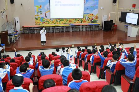 人民小学开展“校园常见传染病预防知识”专题讲座