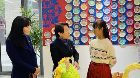 续敦煌华韵 展学子艺风 —— 深圳市罗湖区教科院实验教育集团中小贯通美育浸润学生主题创作展开幕
