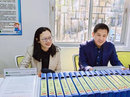 马爱华副局长到景园实验小学指导校园安保工作
