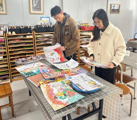 深圳市罗湖区滨河实验中学庆华诞迎新年书画比赛圆满落幕|四十载筑梦辉煌，迎新年墨韵流长