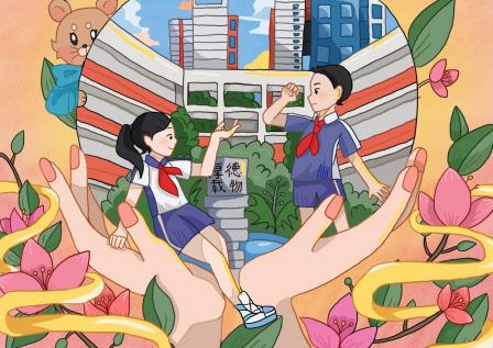 贯通育人|从废弃集装箱到“小小美术馆” 　　