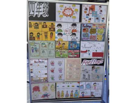 深圳市笋岗小学举行第二届“萌狮英语文化节”创意作业设计展示活动