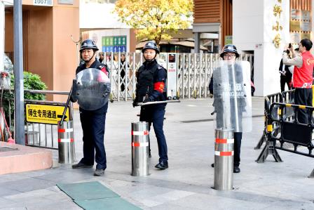 筑牢安全防线，守护校园平安 ——深圳市靖轩小学举行“护校队”应急处突演练活动